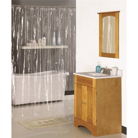 SIMPLE SPACES Shower Liner Vinyl Clr 70X72 SD-PCP01-C3L